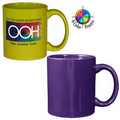 11 Oz. Indigo Purple Stoneware Mug - 4-Color Process